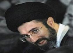 سیـد مجتبـی خامنـه ای درحـال تدریـس درس خارج + عکس