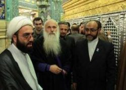 رهبر مسیحیان گرجستان در حرم حضرت معصومه