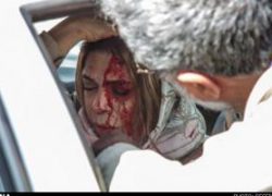 انتشار تصاویر تصادف گوهر خیراندیش