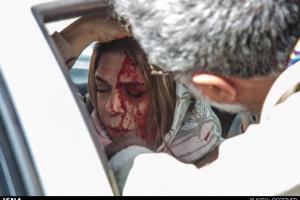 انتشار تصاویر تصادف گوهر خیراندیش