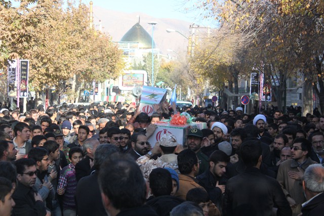 گزارش تصویری/مراسم تشیع پیکر 3 شهید گمنام در گلپایگان