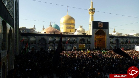 در حرم ملائک‌نشین رضوی، امروز غوغایی برپاست